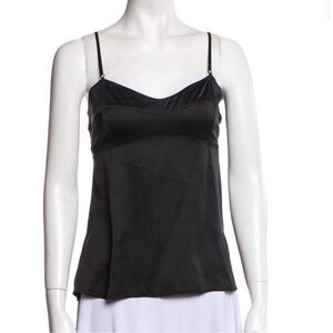 Marni Silk Square Neckline Top